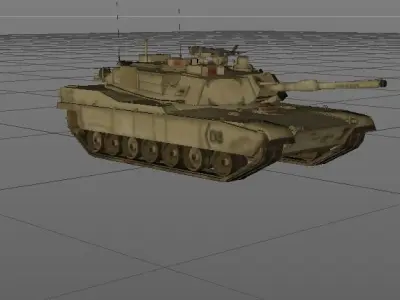 Tank Abrams 3D model