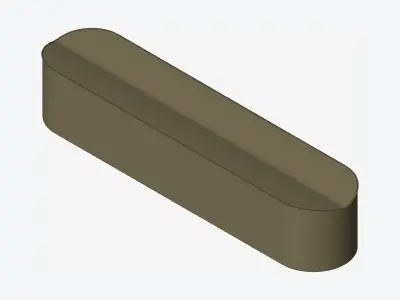 Furniture - Sofa - Contemporary - Number - Bench Low-poly 3D model