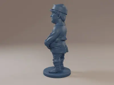 Donald Trump Santa Claus 3D print model