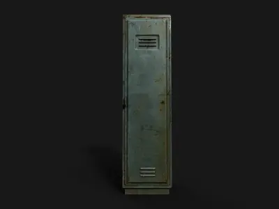 Locker Low-poly 3D model