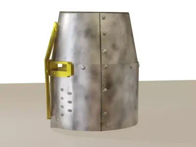 Crusader helmet 3D model purchase