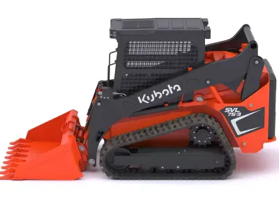 Kubota SVL 75-3 Compact Track Loader 3D model