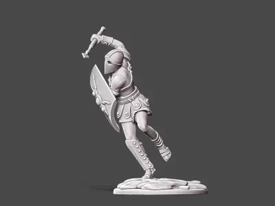 gladiator - 35mm scale 3D print model