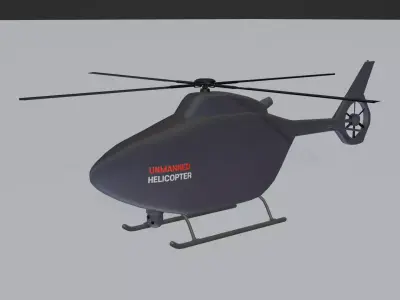 Proteus the British Drone Helicopter 3D model