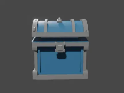low poly game prize cases Low-poly 3D model