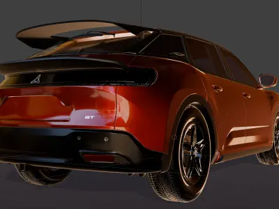 2027 Dodge Journey GT Free 3D model