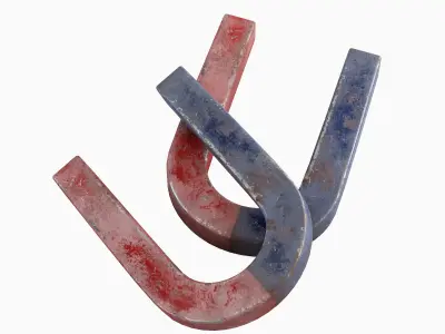 Magnet 01 Low-poly 3D model