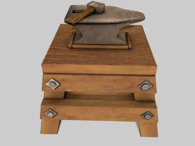 Anvil Hammer 3D model