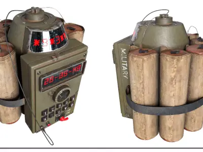 Dynamite 20 3D model