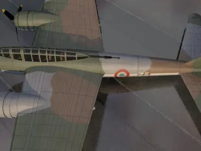 Amiot 354 3D model