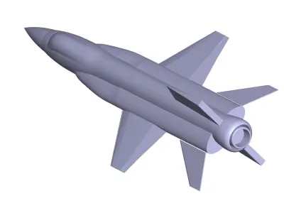 North American X-15 3D model purchase