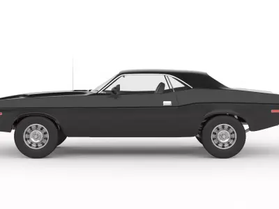 Dodge Challenger Toy Car 3D model