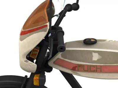 Puch Magnum Monza Moped 3D print model