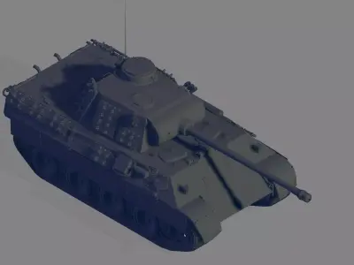 Panther D 3D model