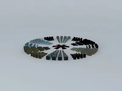 Clock Bridge 2 3D model