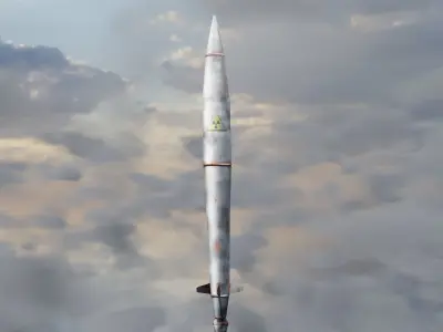 3D missile free model Free low-poly 3D model