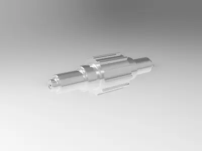Eixo silver connector Free 3D model
