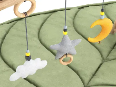 AUSSIE ADVENTURES BABY PLAYGYM Low-poly 3D model