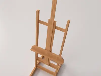 Painter Easel 3D model