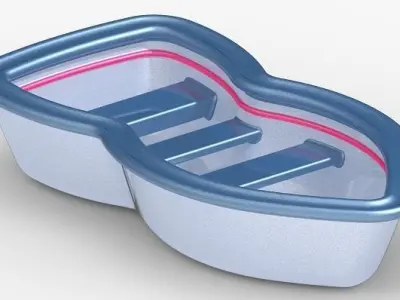 Stylish Fishing Boat 3D print model