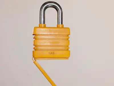 Padlock Low-poly 3D model