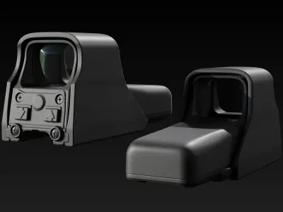 Simple Holographic Sight Free 3D model
