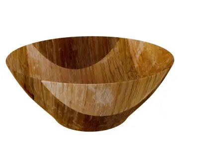 Bowl in Brown color 3D model