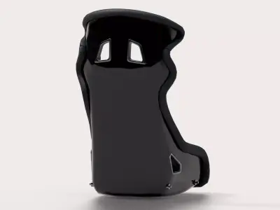 Racing Sport Seat V01 Low-poly 3D model