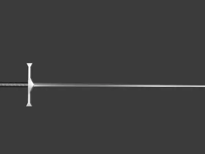 Konchar Sword 3D Model Low-poly 3D model