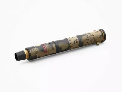 Military Artillery Rocket Missile Propellant Low-poly 3D model
