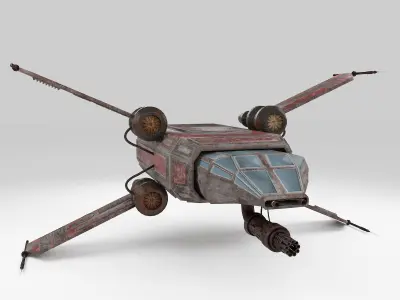 Star Wars X-Wing Starfighter 3D model purchase