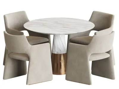 Dining Set 89 3D model