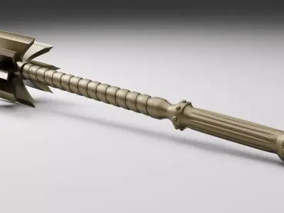 Mace ax  for 3D printing and CNC machines 3D print model
