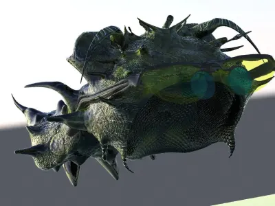 dragon hat Low-poly 3D model purchase