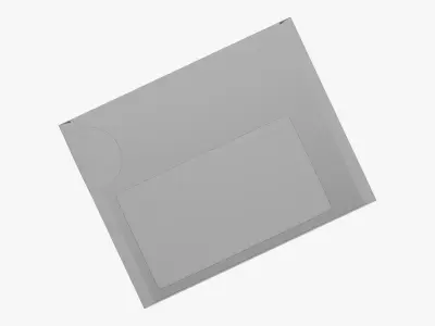 Basic Box Package - Geometry Only No Textures No Materials 3D model