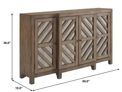 Lowrey Medieval Credenza Buffet Console Sideboard Cabinet 3D model