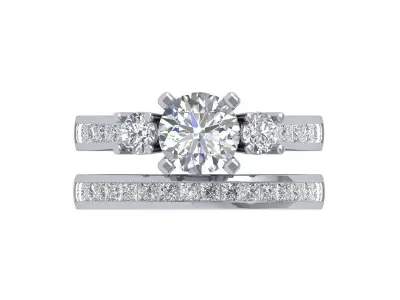 Wedding Ring  3D print model 249