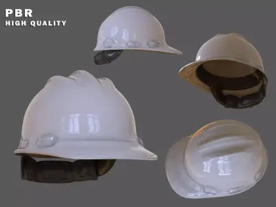 safety Helmet Low-poly 3D model buy