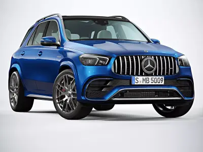 2021 Mercedes Benz GLE63 S AMG 3D model