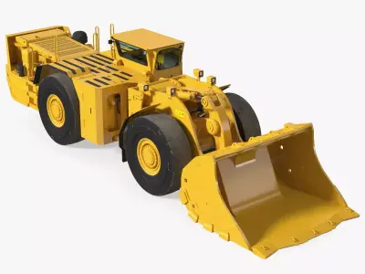 Mining Loader Cat R1600H 3D model
