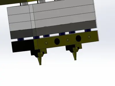 Thermal heating mechanism 3D model