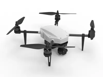 X450 Drone  3D model
