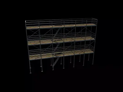 Scaffolding 3D model purchase