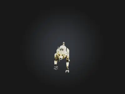 RoboCheetah Model Low-poly 3D model