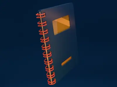 Simple Notebook Free 3D model