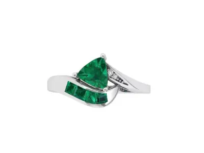 Triangle Artdeco Ring 3D print model purchase