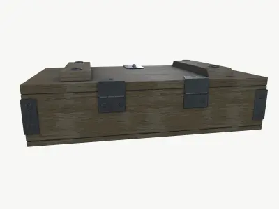 Army crate 3D model