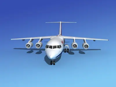 BAe 146-300 Crossair 3D model