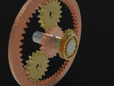 Planetary Gears Free 3D model
