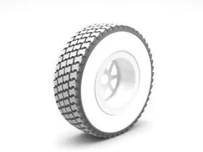 wheel tire 3D model from CGTrader